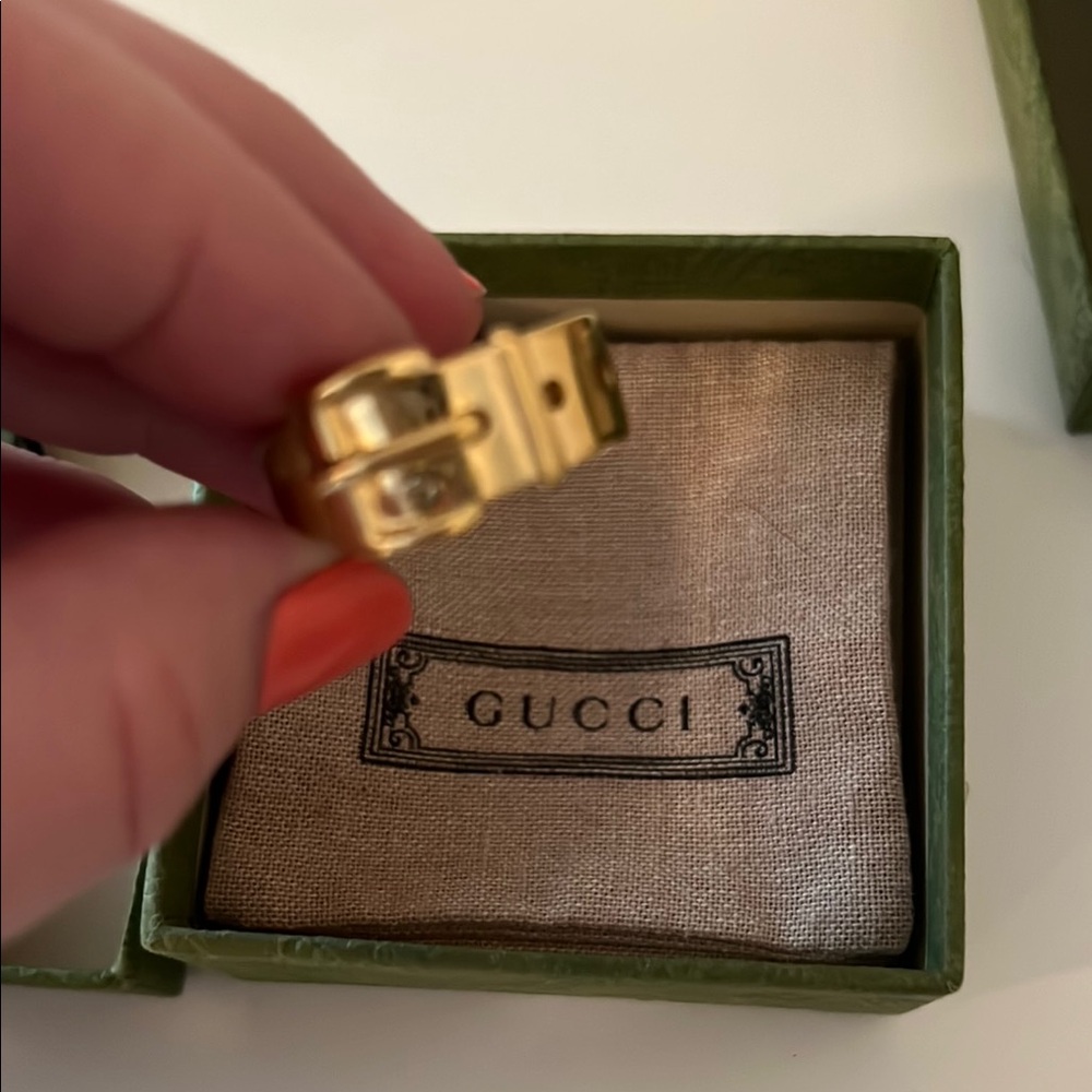 Gucci Gold Scarf Ring - Picture 3 of 4